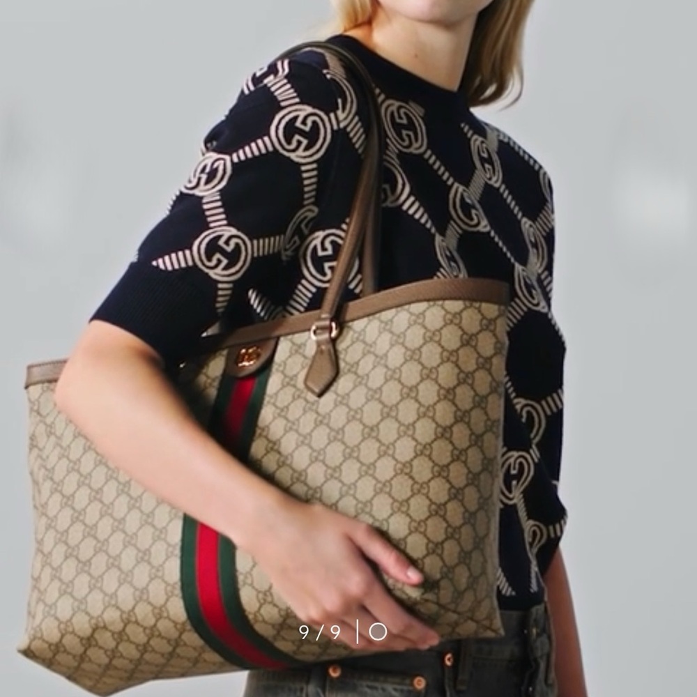 OPHIDIA GG MEDIUM TOTE - AUTHENTIC